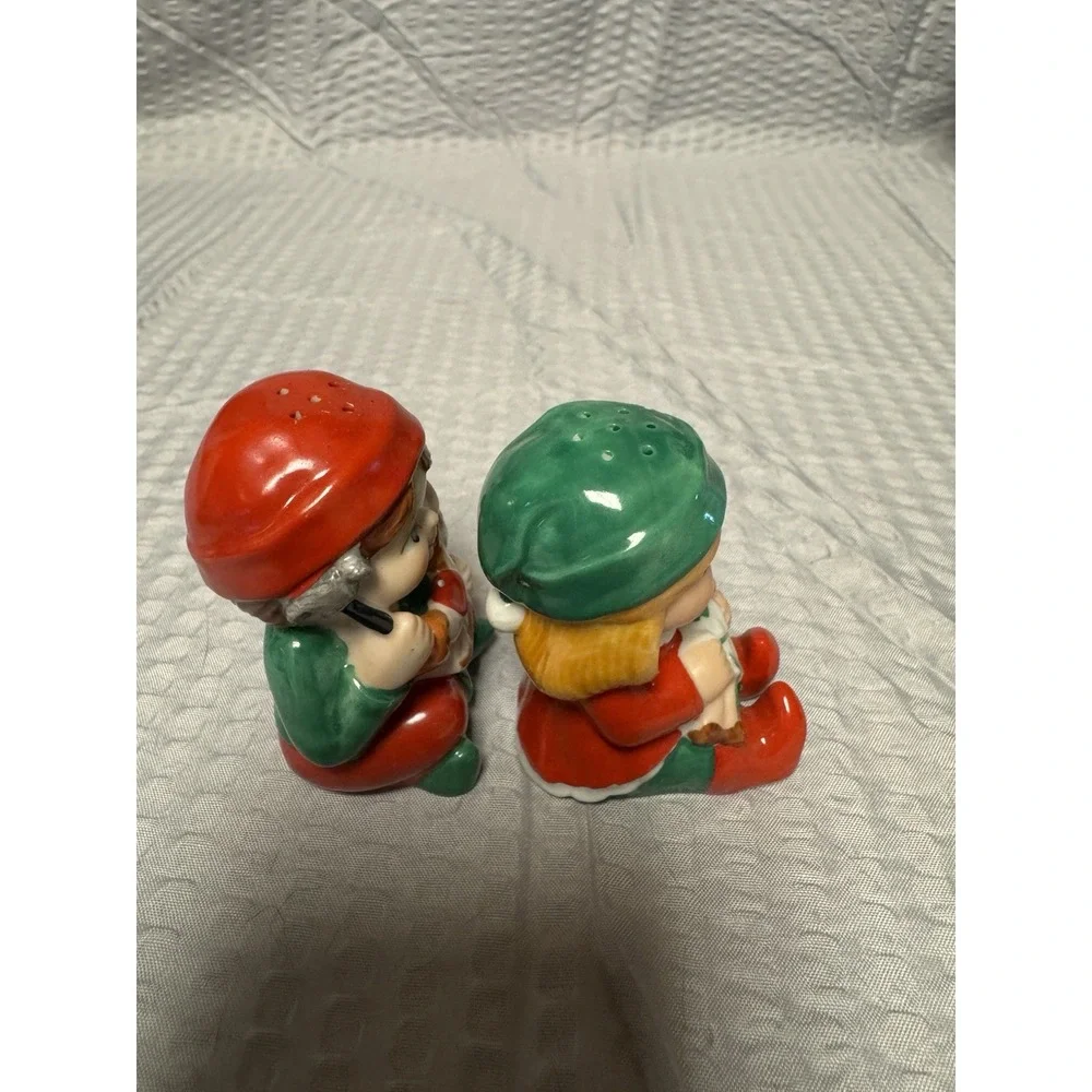 Vintage‎ 1983 Avon Boy and Girl Elf Salt and Pepper Shakers.
